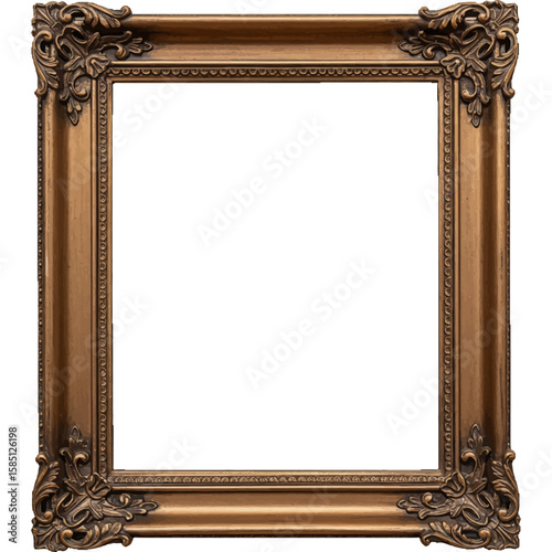 Ornate Gold Frame for Artwork Mirrors Photos - Vintage Style