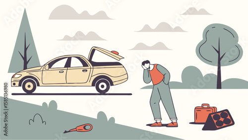Car trouble breakdown assistance needed roadside emergency vehicle failure help car repair services required now
