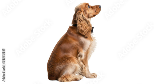 Obraz na płótnie Isolated Cocker Spaniel