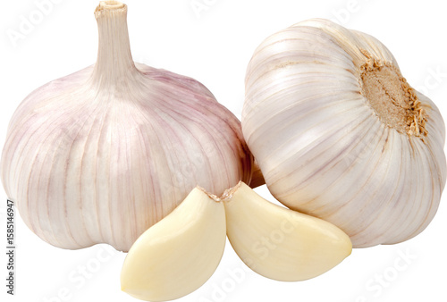 Fototapeta Naklejka Na Ścianę i Meble -  Garlic Isolated From Background