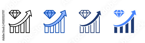 Premium icon set multiple style collection