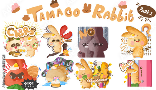 Tamago rabbit cookies 2.eps