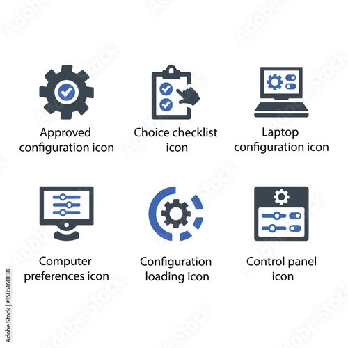 Approved configuration, Checklist, Configuration, Preferences, Configuration loading, Control panel, icon