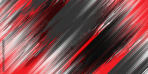 black red dragon decal brush fire volcano lava sakura Asia Japan anime style illustration sporty background banner,