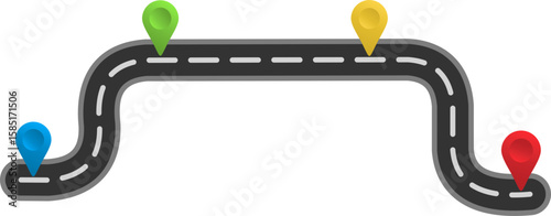 Roadmap Infographic Illustration