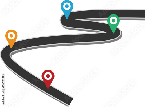 Roadmap Infographic Illustration
