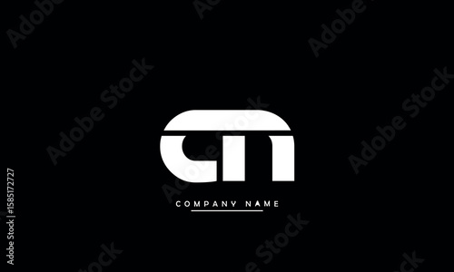 CN, NC, C, N Abstract Letters Logo Monogram