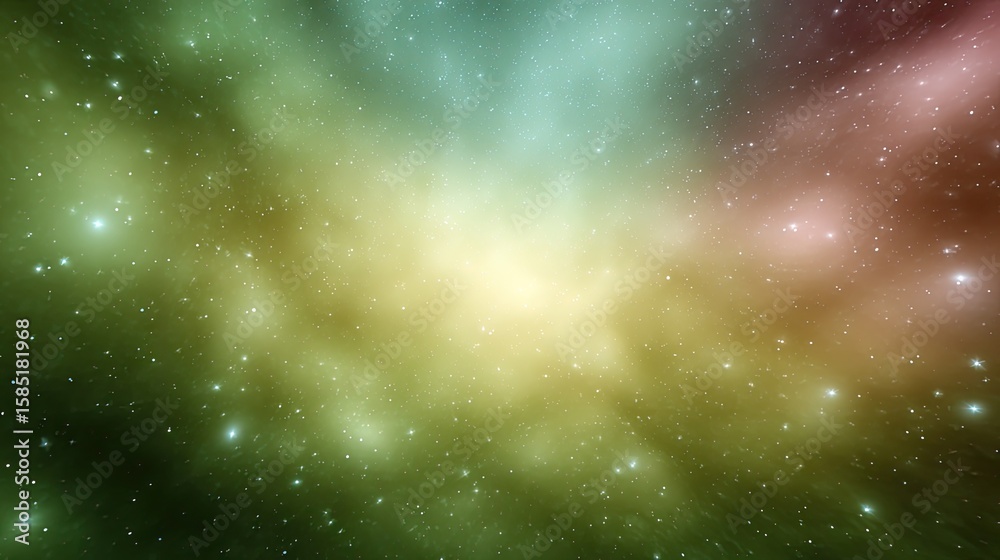 Fototapeta premium Stunning Cosmic Background with Colorful Nebula and Stars in Deep Space