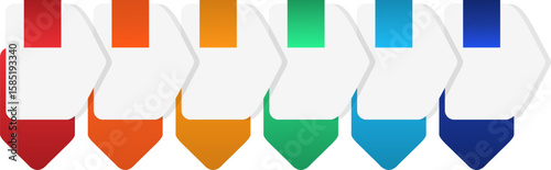 Infographic Steps Colorful