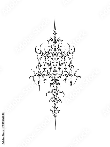 cybersigilism tattoo design
