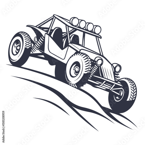 Dune buggy racing vehicle off road vehicle racing car