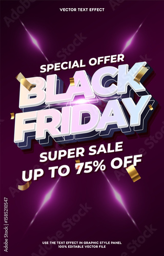 Black friday sale banner poster background template