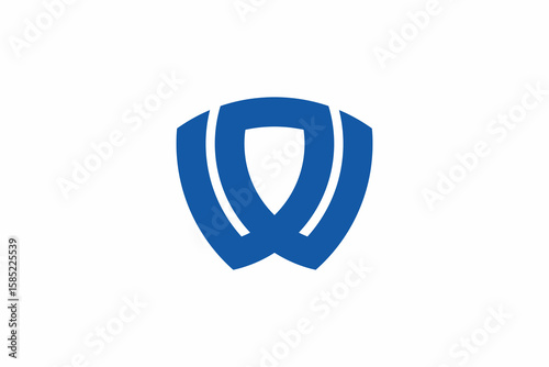 Letter W Shield Logo 