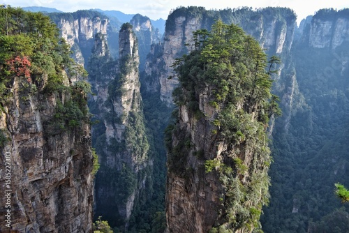 Obraz na płótnie Parque natural de Zhangjiajie, China