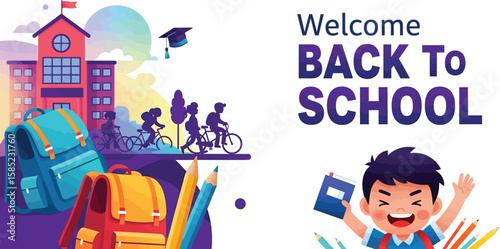 Back To School Vector illustration design 2025 