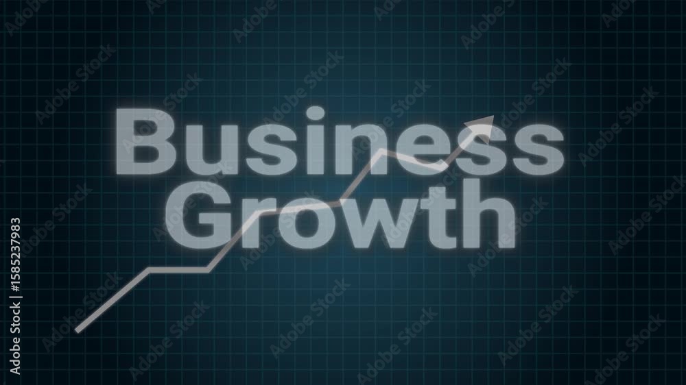 Business Growth Text Animation | Corporate Kinetic Typography AE Template