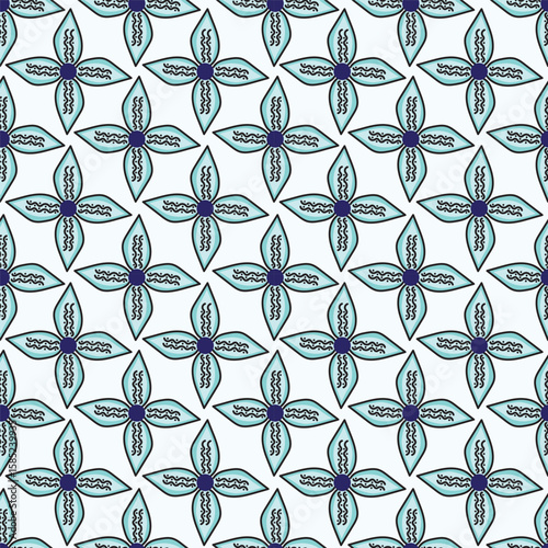 vintage floral seamless pattern. Rich with nostalgia and classic elegance, this pattern evokes the charm of a bygone era for print and textile
