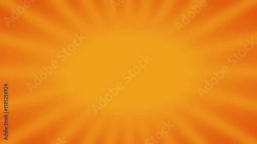 Sunburst Rays looping background Rotating Yellow