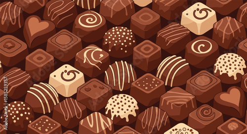 A sweet assortment of delicious chocolates perfect for any celebration