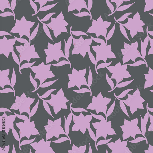 vintage floral seamless pattern. Rich with nostalgia and classic elegance, this pattern evokes the charm of a bygone era for print and textile
