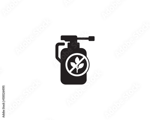 Pesticide icon vector symbol design illustration.