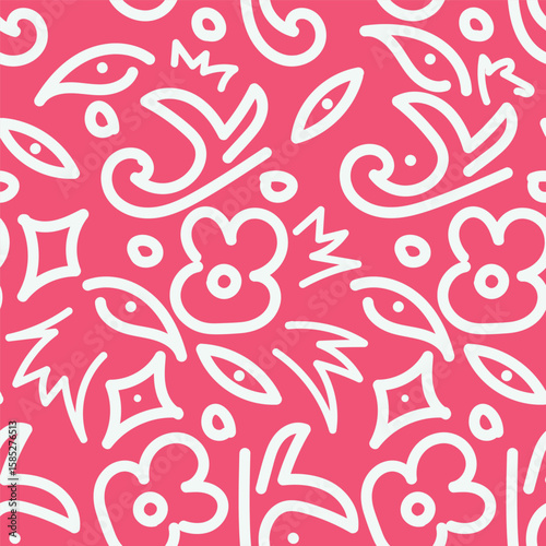 vintage floral seamless pattern. Rich with nostalgia and classic elegance, this pattern evokes the charm of a bygone era for print and textile
