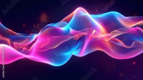 abstract background with glowing lines