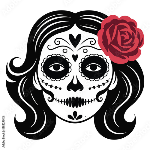 Dia de Muertos Vector Design.
