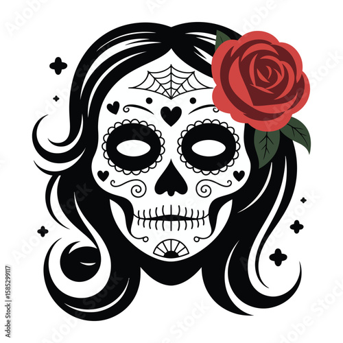 Dia de Muertos Vector Design.