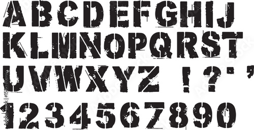 hand drawn alphabet letters