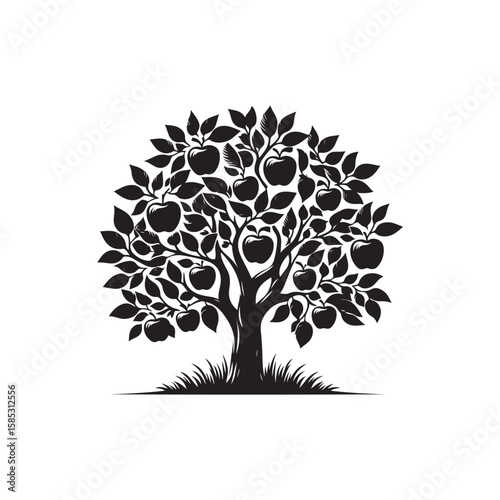 Apple tree Vector (2).eps