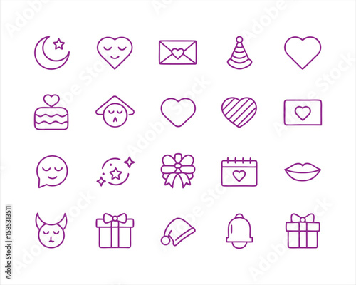 Shushing Face icon set