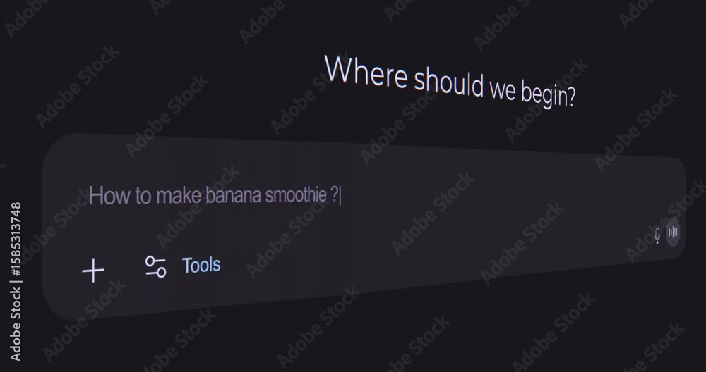 Video animation ask to chat bot unique 