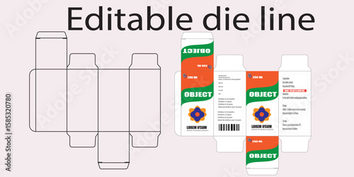 dieline packaging, packaging and dielines,  dieline design
