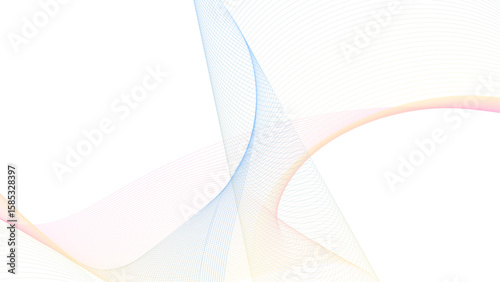 Abstract flowing wave lines background
