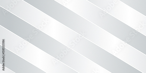 Minimalist Seamless pattern features a grid and striped line. White technology Hi-tech futuristic digital. Abstract art geometric background with lines. Stripes optical waves illustration.