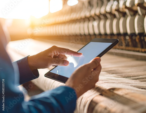 Innovative Technology in Weaving: Modern Loom and Textile Creation