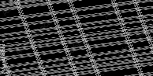 Minimalist Seamless pattern features a grid and striped line. White technology Hi-tech futuristic digital. Abstract art geometric background with lines. Stripes optical waves illustration.