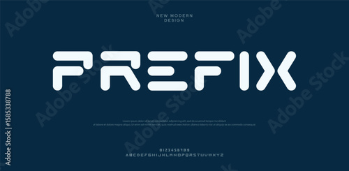 Prefix  alphabet beauty logo font. Classic beautiful Modern luxury Serif Letter Minimal Fashion. Typography decoration logotype fonts, wedding, logos. vector illustration