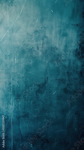 Blue grunge scratched background with distressed texture