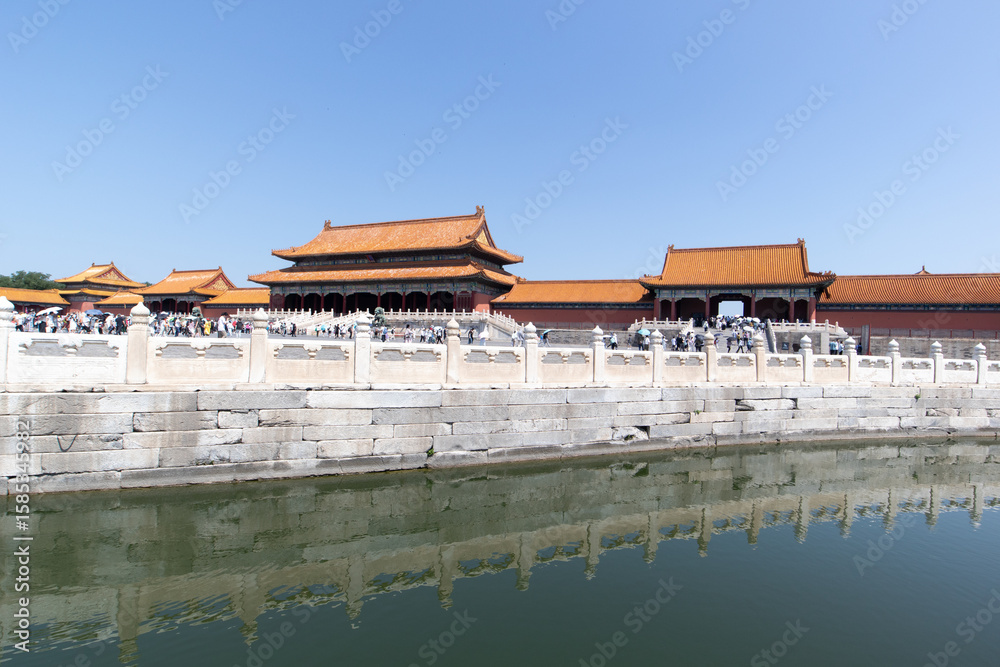 Naklejka premium Forbidden city in Beijing, the captial of China