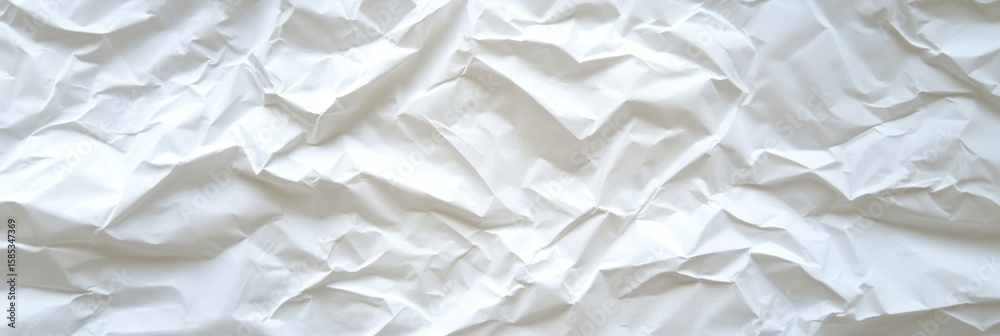 Obraz premium White paper texture background crumpled surface design.