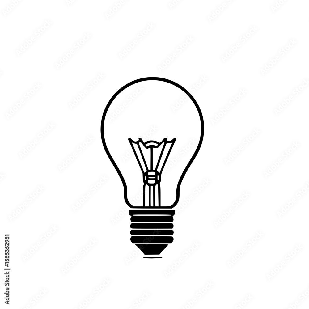 light bulb isolated on white light bulb isolated on white