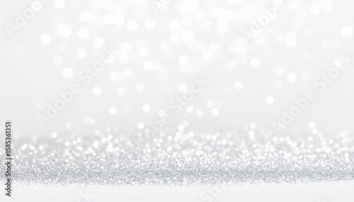 Wallpaper Mural Silver Glitter Background With Light Effects Torontodigital.ca