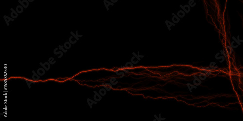 Crimson Energy Burst: A breathtaking abstract portrayal of intense crimson lightning bolts crackling against an endless black backdrop. the sheer raw power of the natural world. 