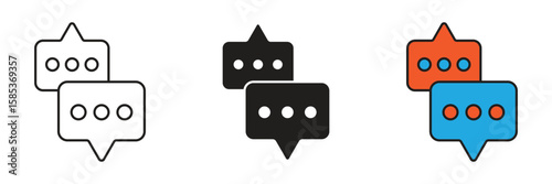 Chat message signifies instant text communication between users, enabling real-time dialogue and interaction.