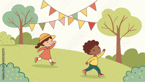 kids on independence day