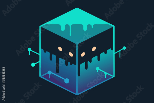 An Emotion Simulation Trapped Inside a Melting Cube