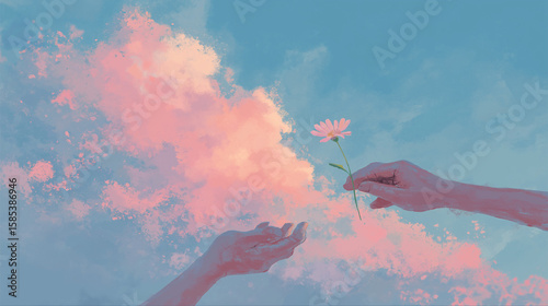 painting the sky