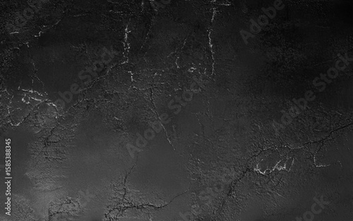 Art black concrete stone texture for background in black. Abstract photo